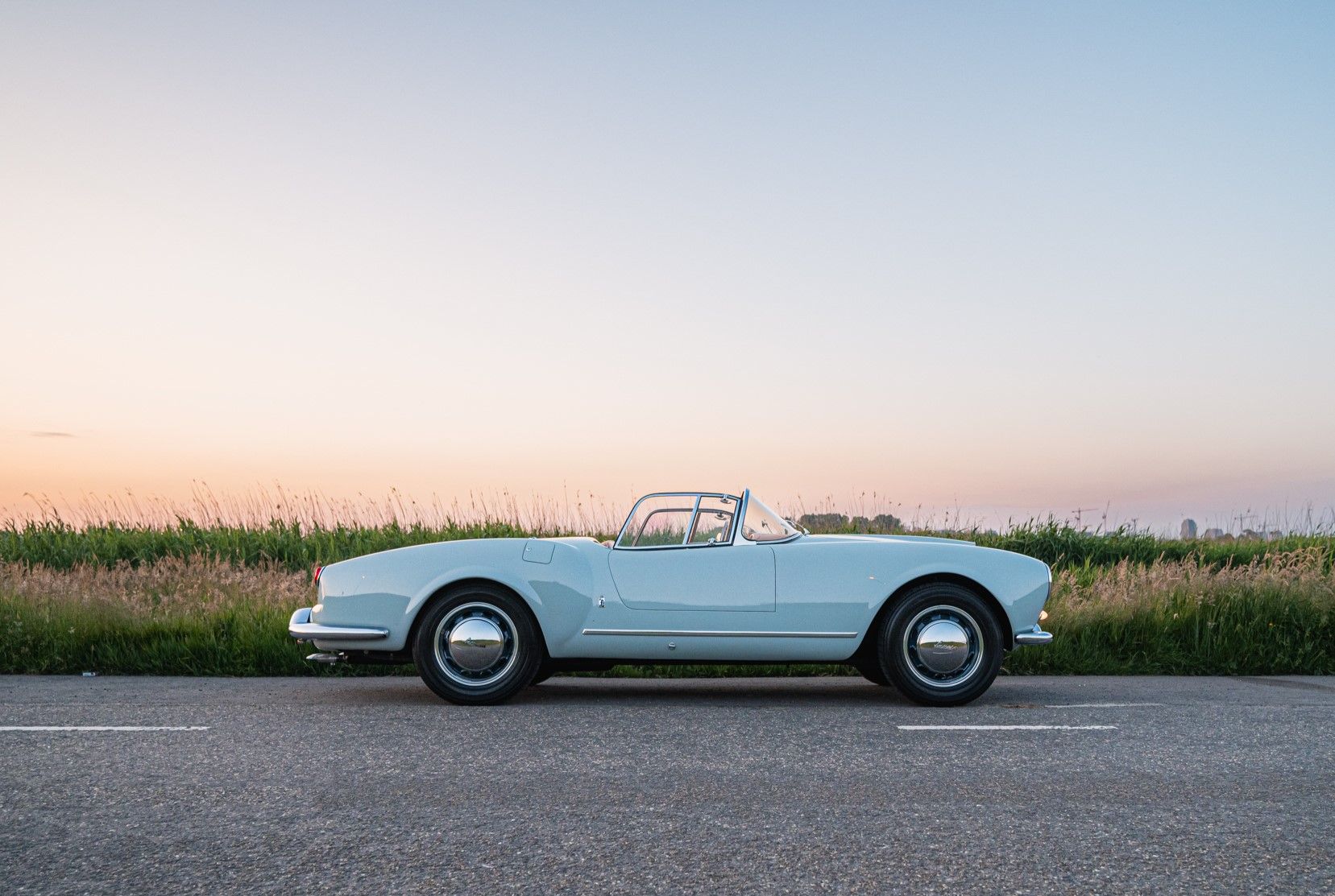 1955 Lancia B24S Spider America avec son hard-top